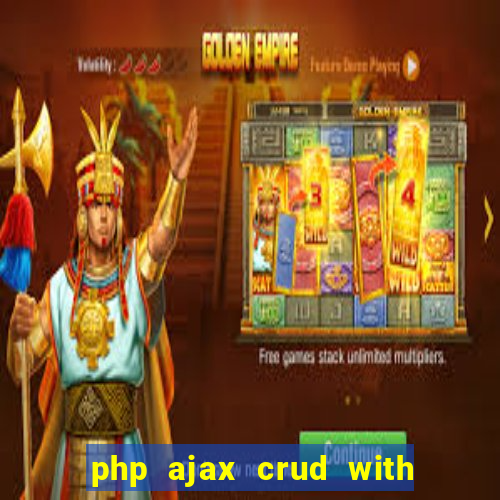 php ajax crud with datatables and bootstrap modals